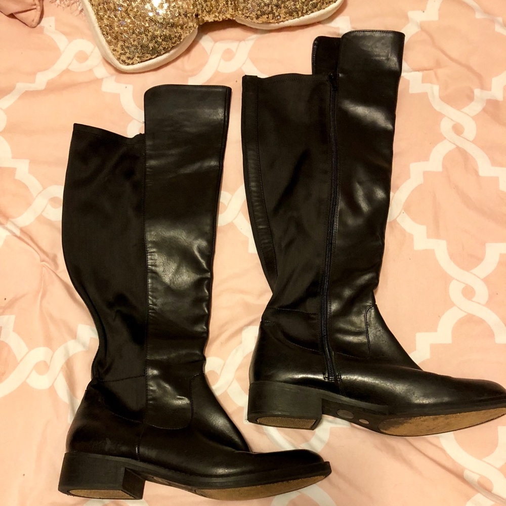 Arizona jean company black knee high boots